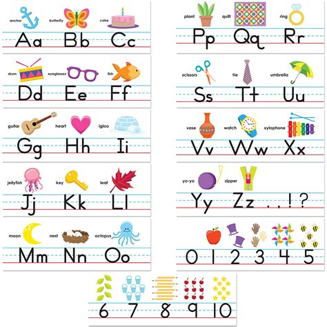 alphabet line for classroom wall